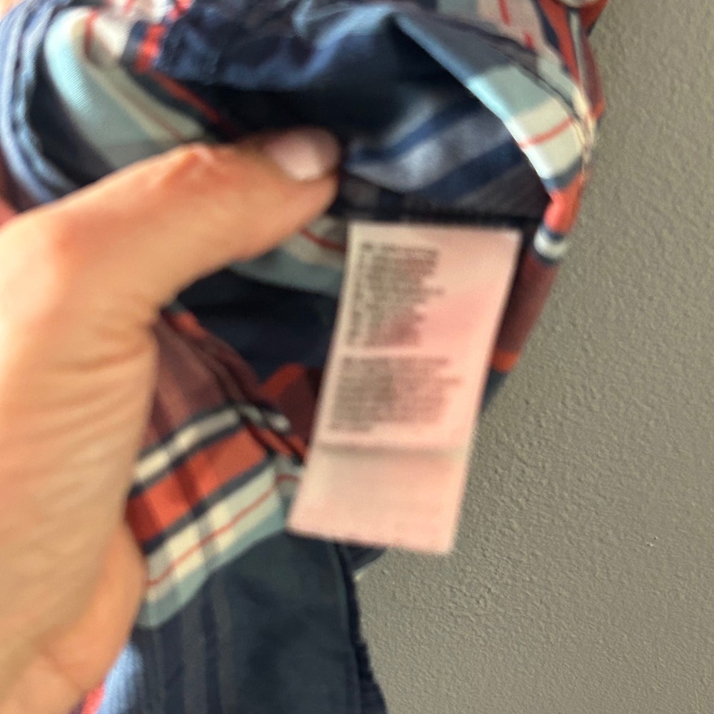 The‎ North Face Plaid Short Sleeve Button Up Shirt Men's Size Medium - Picture 5 of 6